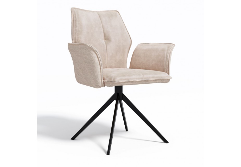 Chaise moderne en tissu de couleur, chic et élégante Donald - GdeGdesign