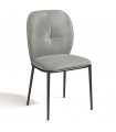 JADE - Lot de 2 chaises velours