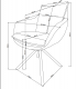 CELESTA - Lot de 2 fauteuils de table pivotants en tissu chenille jaune moutarde et pieds noirs