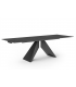 SEPHORA - Table extensible en céramique anthracite - L 160 / 240