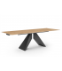 SEPHORA - Table extensible en céramique effet bois - L 160 / 240
