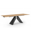 SEPHORA - Table extensible en céramique effet bois - L 160 / 240